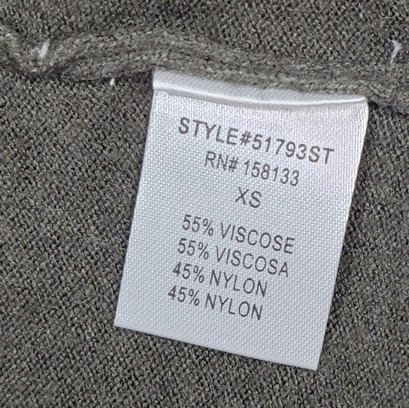 Pink Clover Penton Women's XS 2 Pocket Open Front Cardigan Stitch Fix Exclusive - Picture 9 of 12